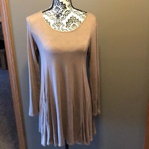 Mocha Long Sleeve Dress